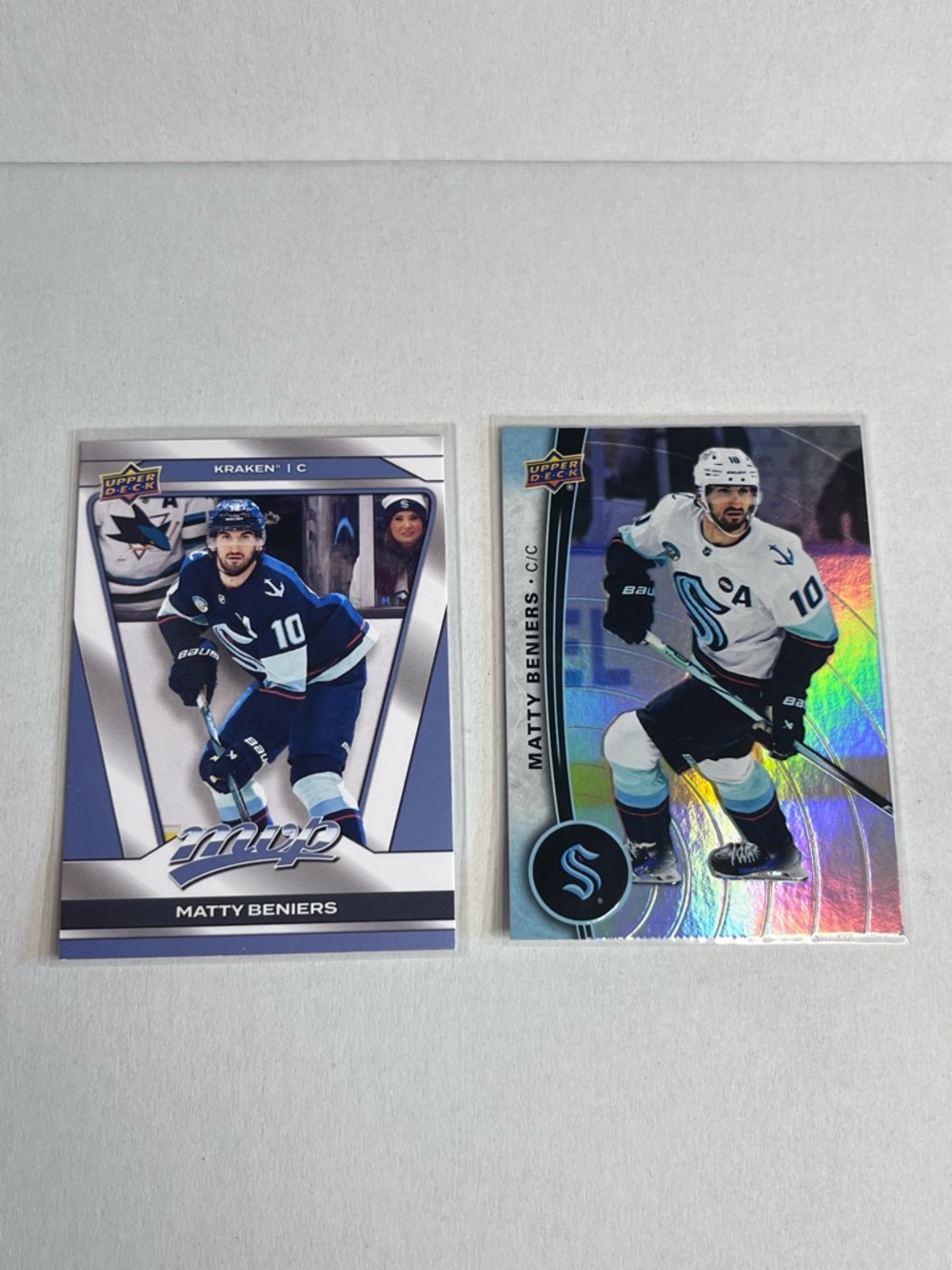 🏒 Matty Beniers Seattle Kraken 2-Card Lot